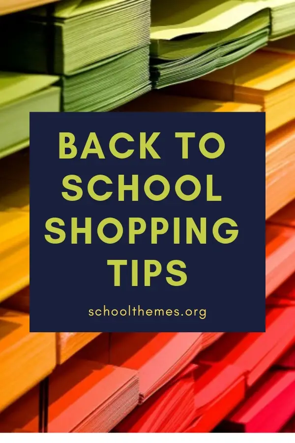Is shopping for school always stressing your out? Relax! Here are some back to school shopping tips that will make it easier on you both financially and time-wise. #schoolthemes #backtoschool #backtoschoolshopping #taxfreeweekendsale #taxfreeshopping #schoolsupplies