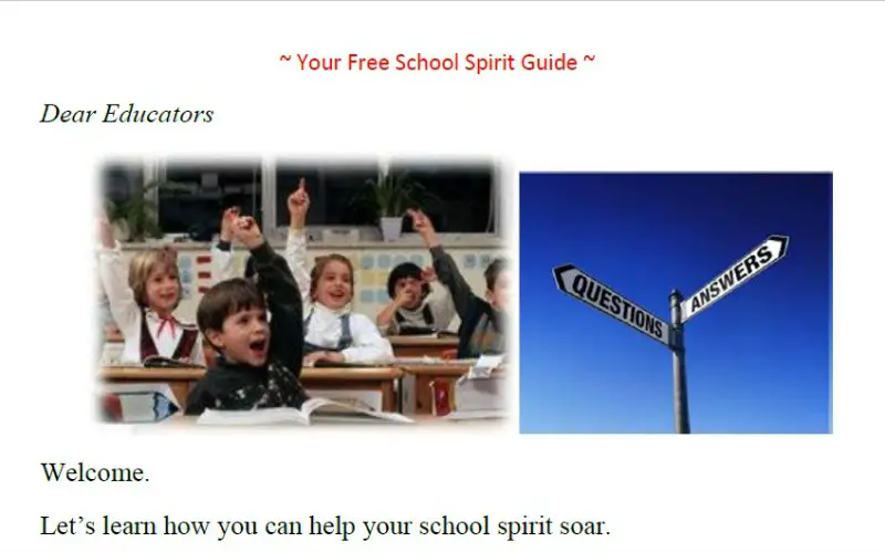Free School Theme to Show Your School Spirit!