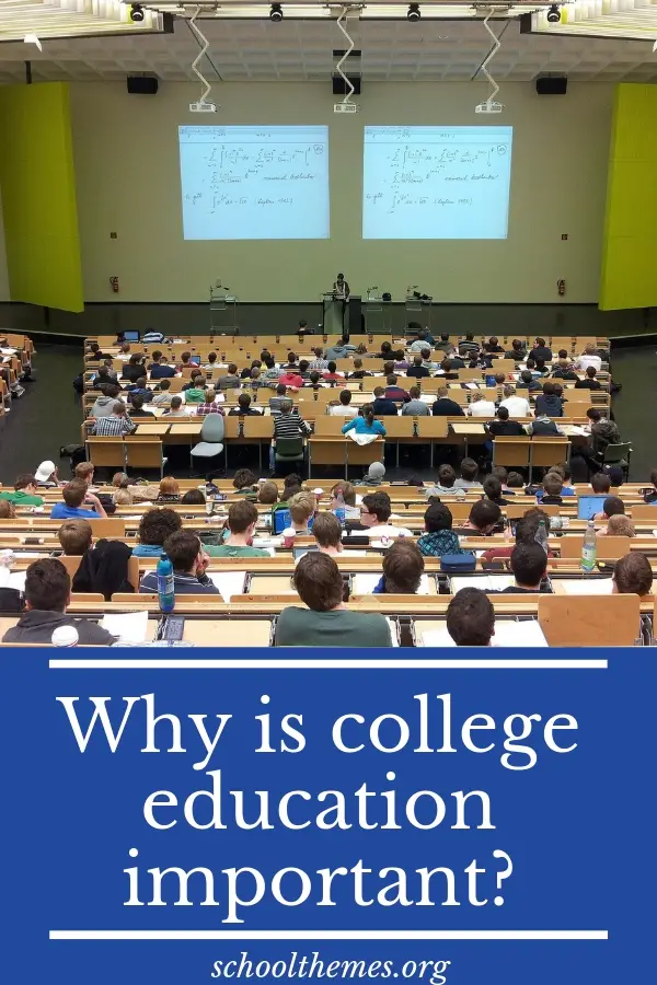 Why college education is important